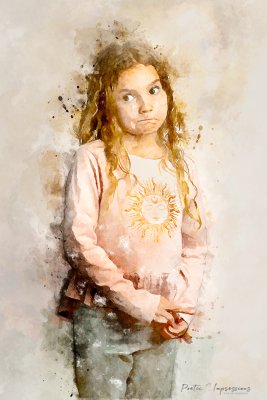 watercolor portrait by Poetic Impressions